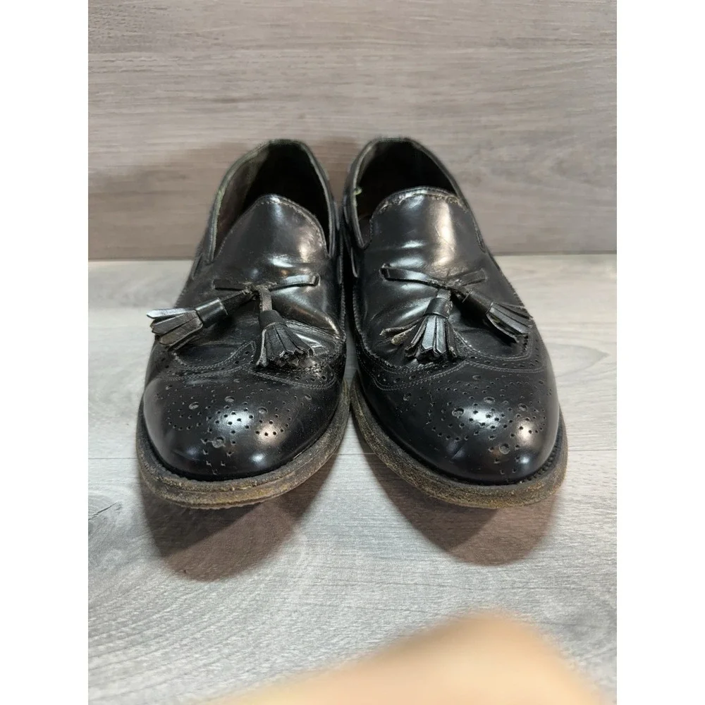 Florsheim Imperial Oxford Wingtip Tassel SlipOn Black Size 8.5D 317703